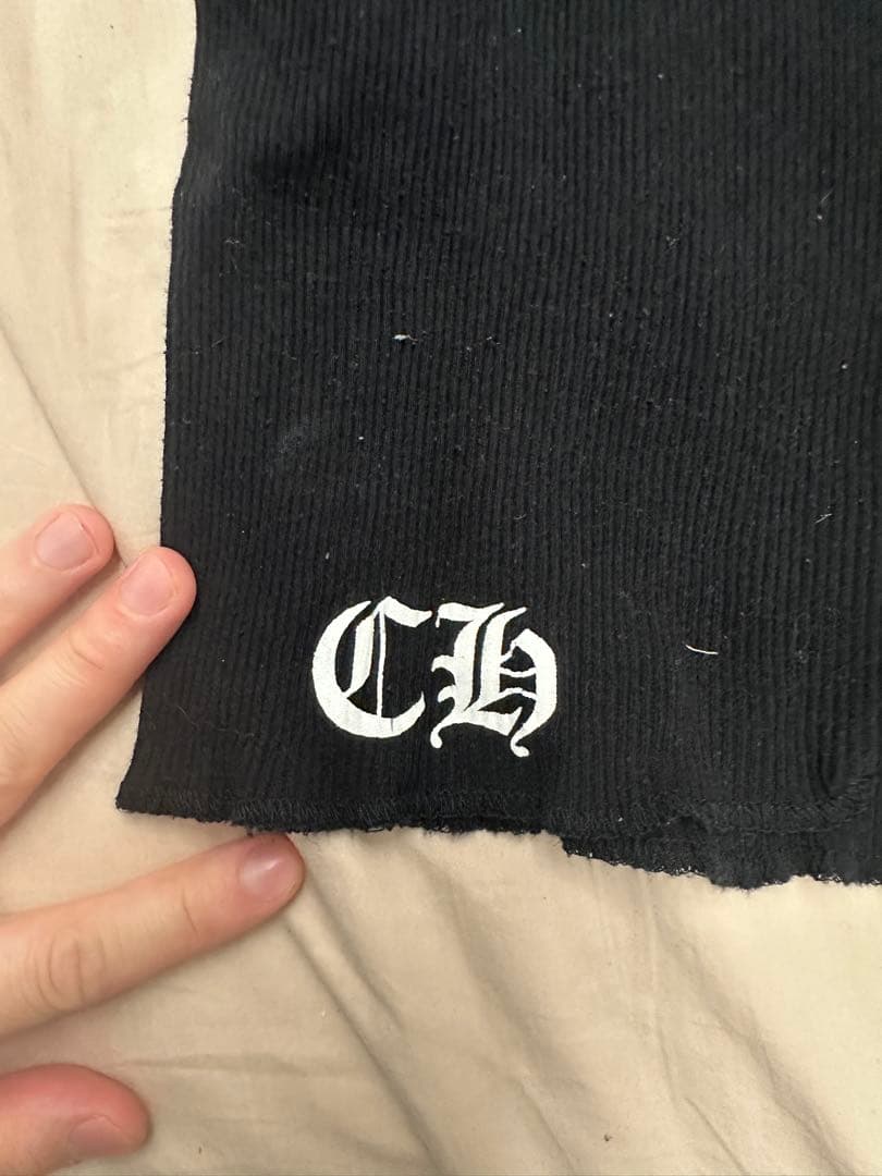 メンズ クロムハーツ タンクトップ Sサイズ(黒)