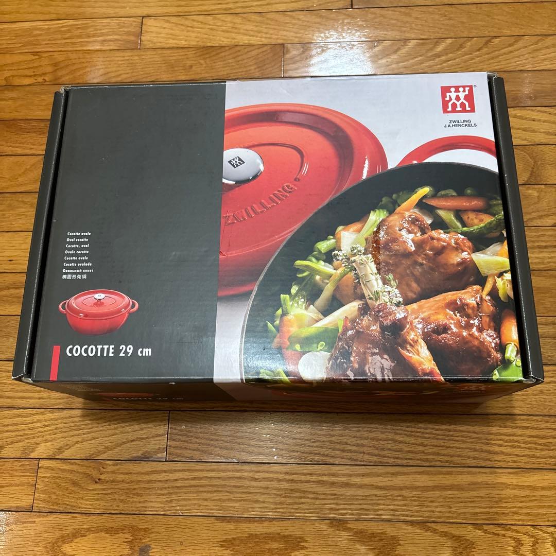 新品未使用　ZWILLNG J.A. Henckels 鋳物ホーロー鍋　29cm