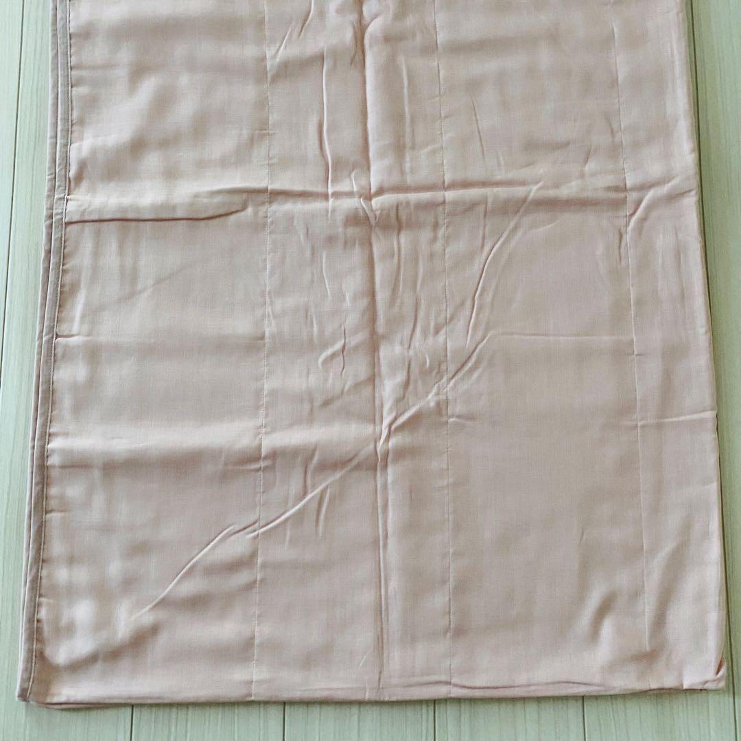 ☆訳あり☆ 新品 ガーゼケット 1枚 日本製 シングル ピンク 希少品 裏面麻混