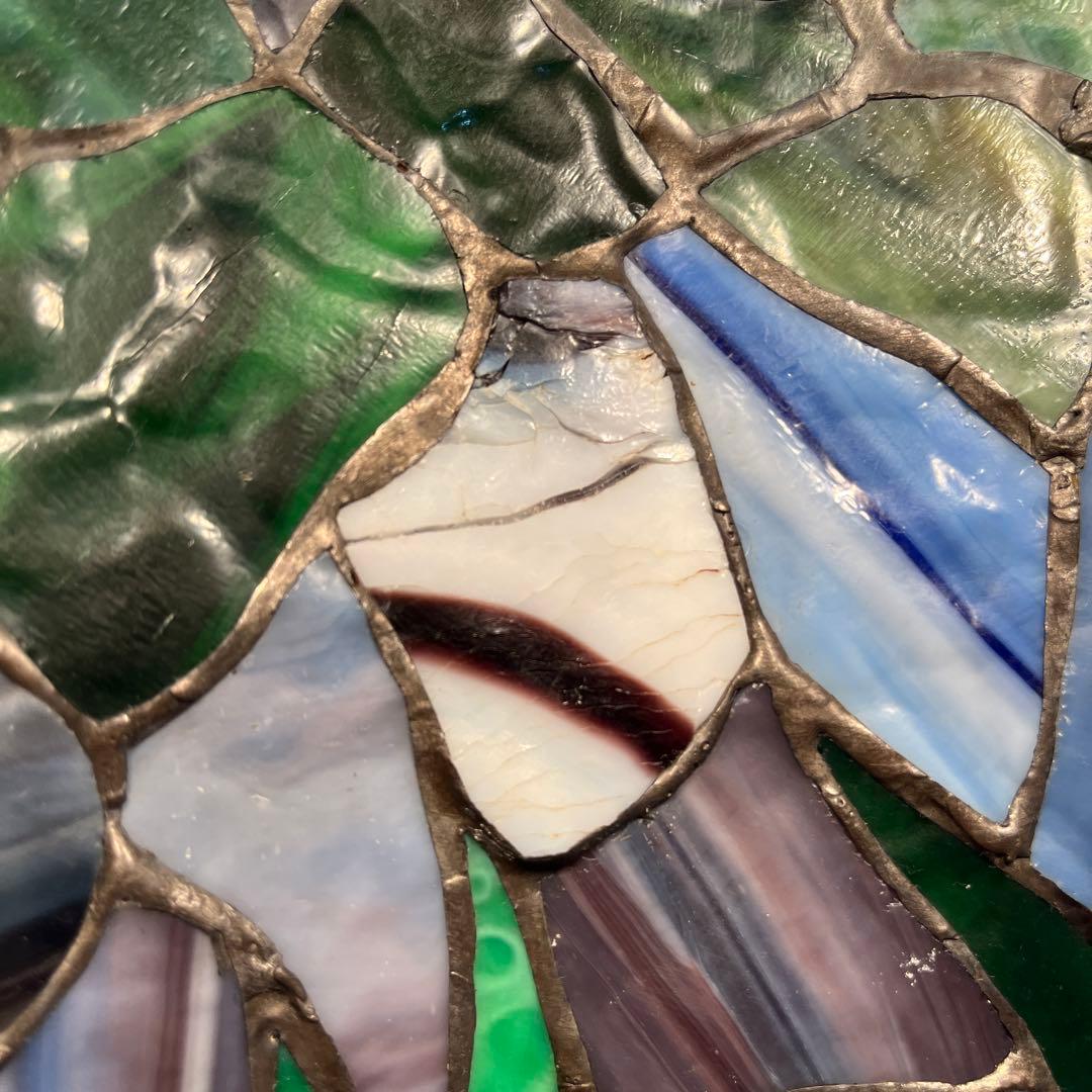 ステンドグラスランプ 大型 葡萄柄 フロアランプ アンティーク インテリア