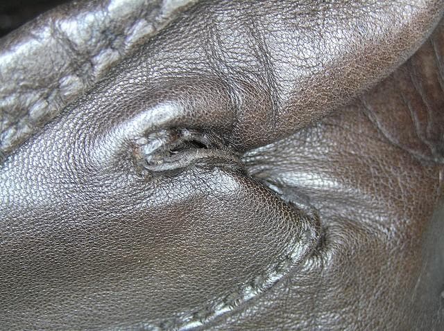 大人の冬を格上げする 上質濃茶伊製ペッカリー peccary 革手袋 西武タグ付