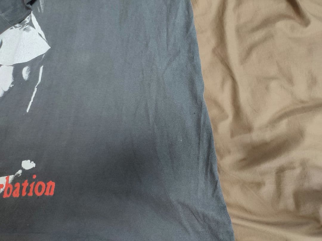 【値下げ不可】古着 cradle of filth ロンＴ フェード ボロ