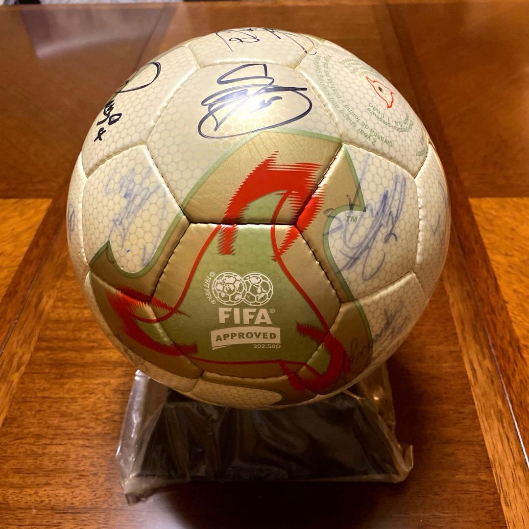 2002 W杯サッカー記念　サインボール
