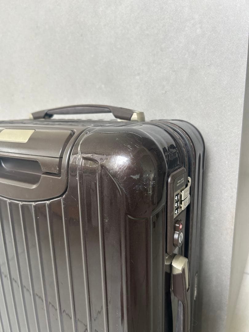 【メル様】RIMOWAサルサデラックス４輪_32㍑（チョコブラウン）機内持込可
