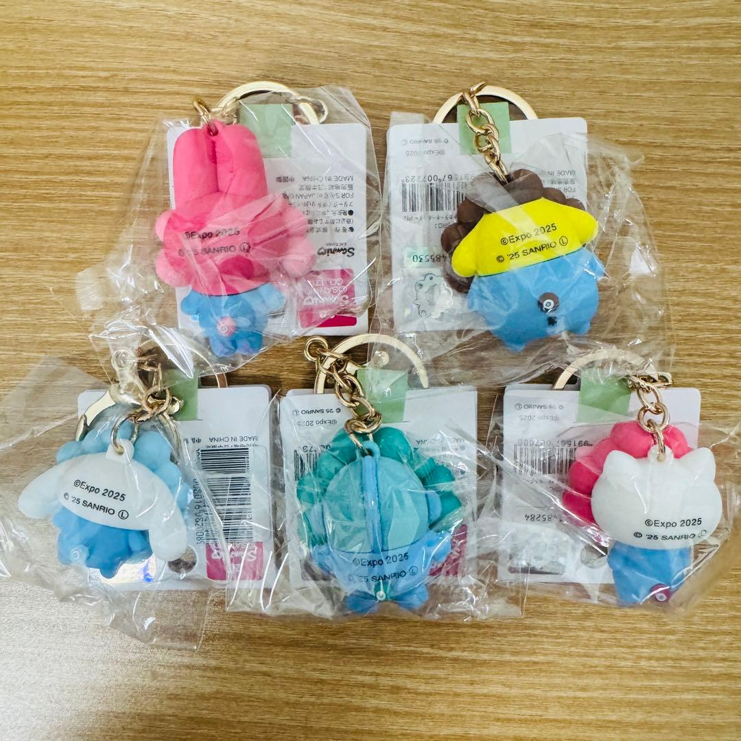 サンリオ ミャクミャクキーホルダー パステル ノーマル 5点 大阪関西万博
