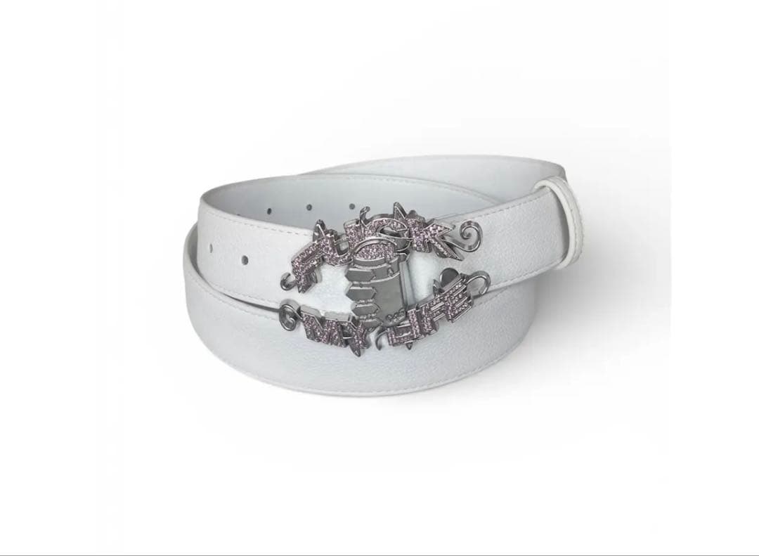 再販なし　fuckmylife flexwitme ラインストーンベルト