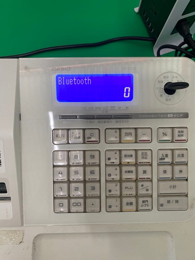 カシオ SR-S200-WE 電子レジスター、ホワイトカシオ、Bluetooth