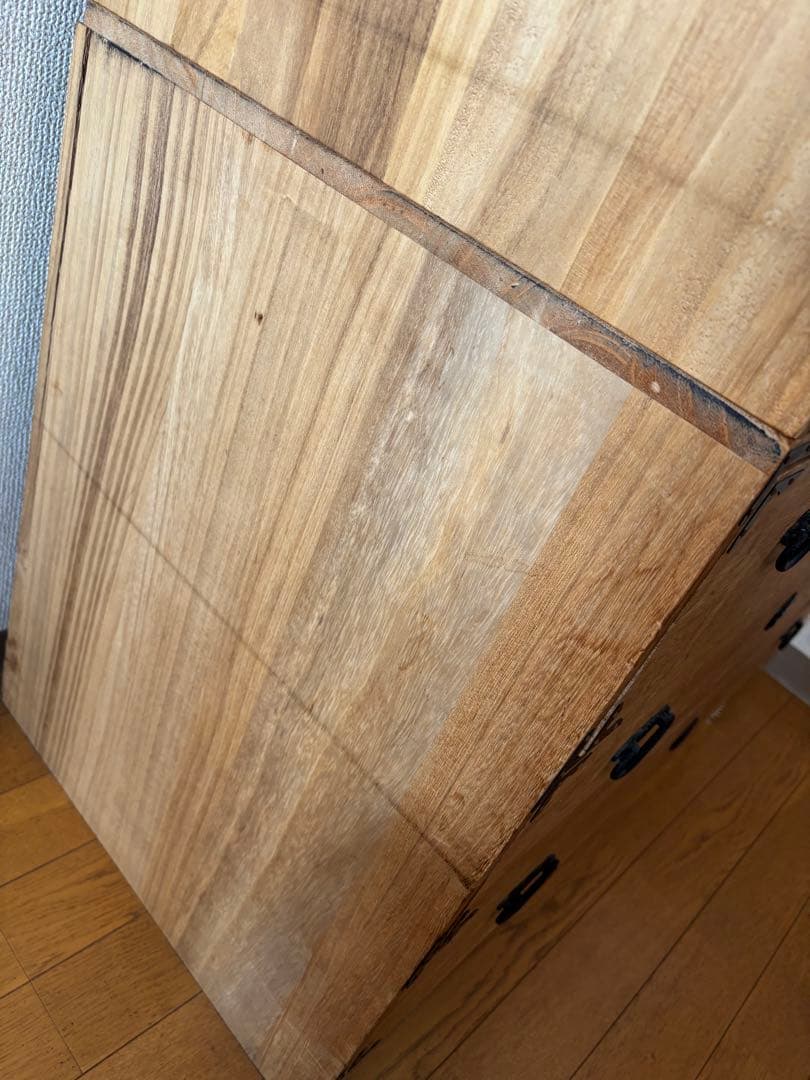 ヴィンテージ 着物箪笥 桐箪笥 ３段 傷汚れあり 昭和レトロ