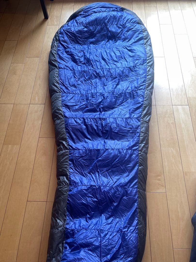 UDD BAG 450DX 寝袋 青　収納袋付き