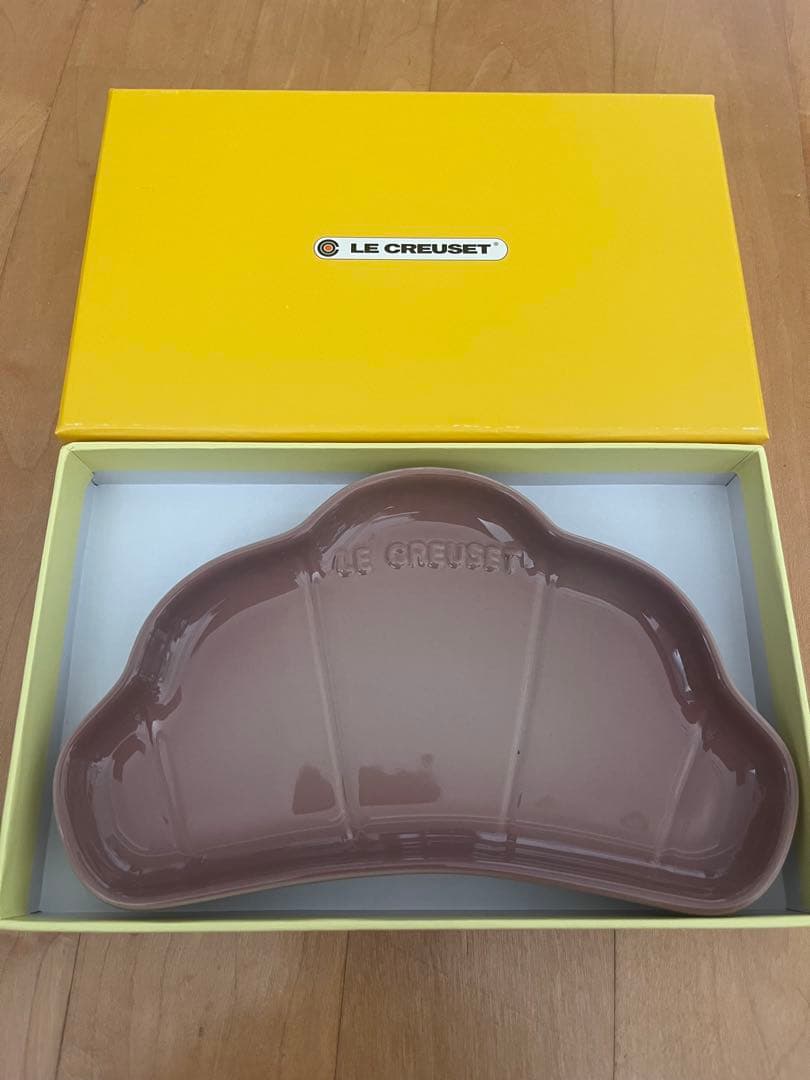 未使用 ルクルーゼ クロワッサン　プレート4点セット