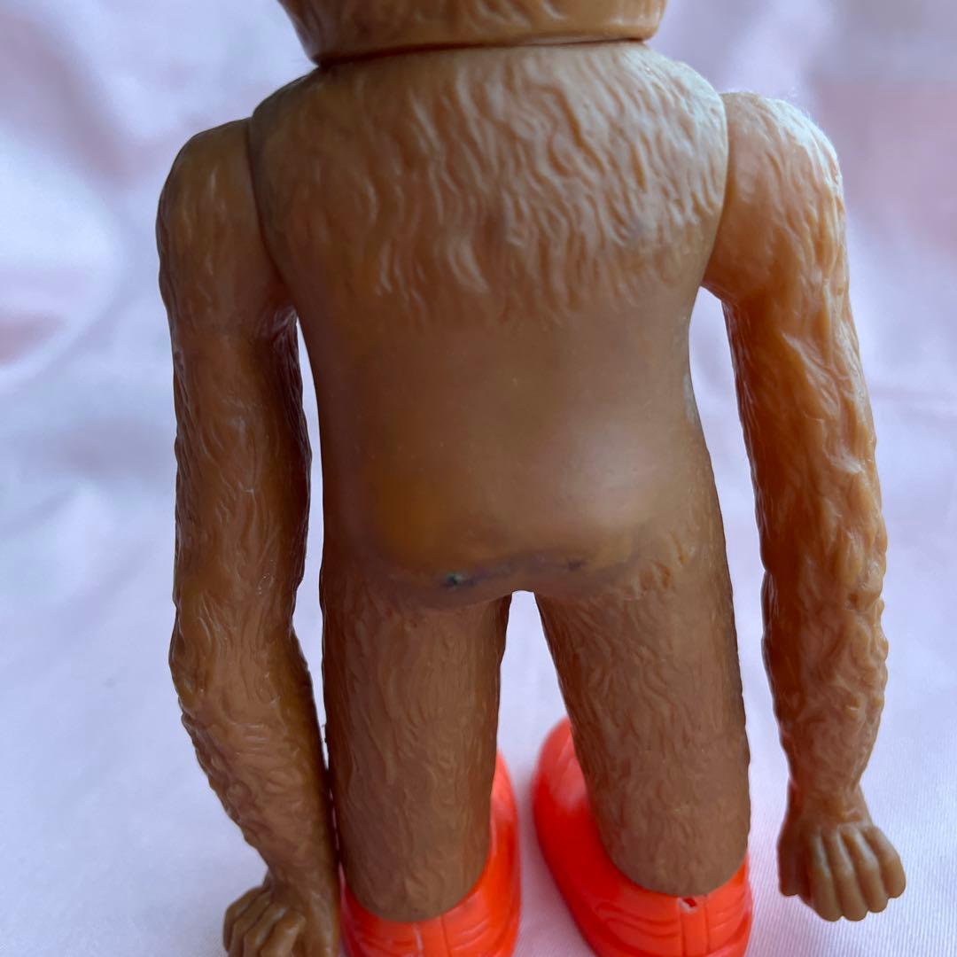 レア　ビンテージ　さる　約60 70年代　ラバーモンキー　ラバー　動物　貯金箱