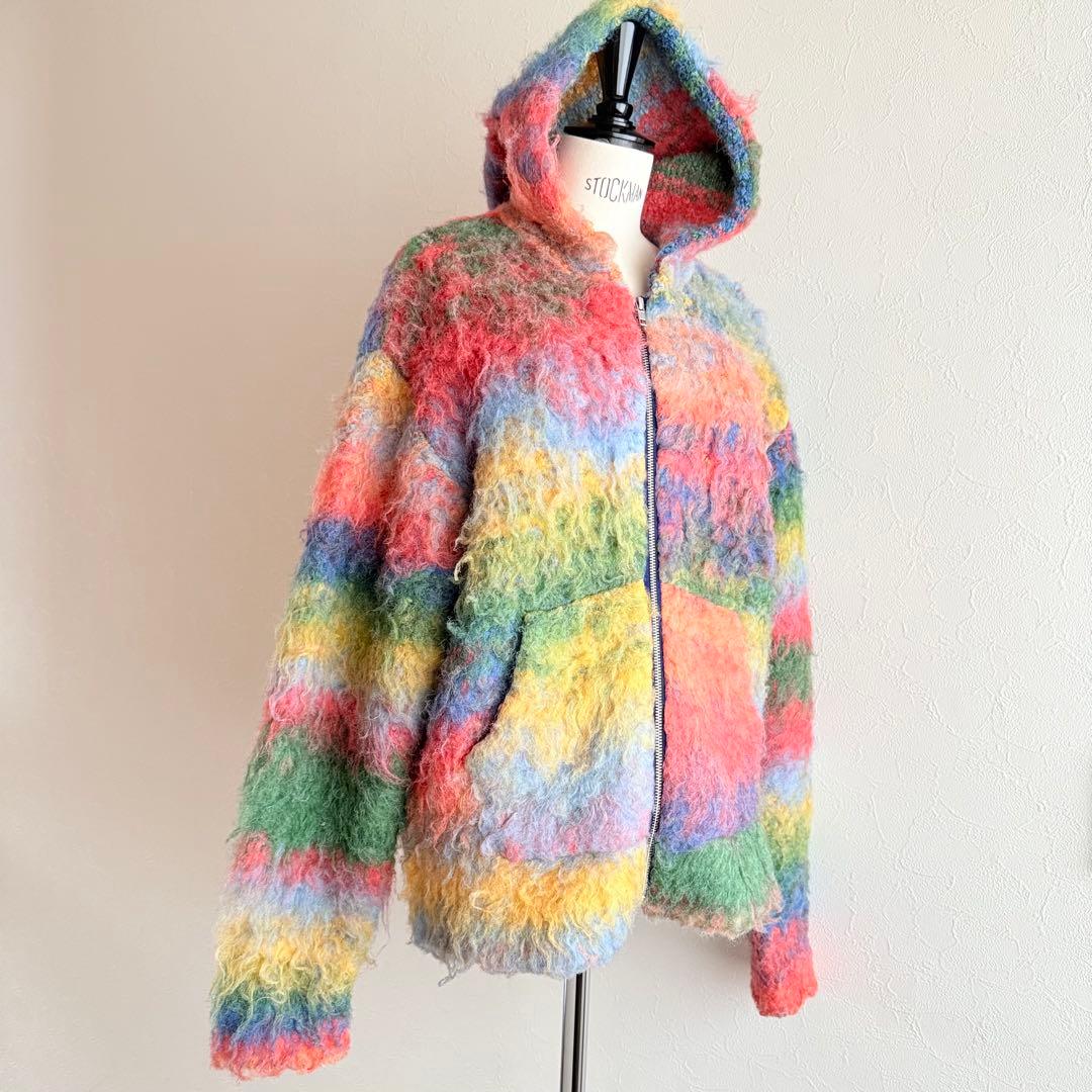 トップス BEAMS FUTURE ARCHIVE / SHAGGY KNIT PARKA