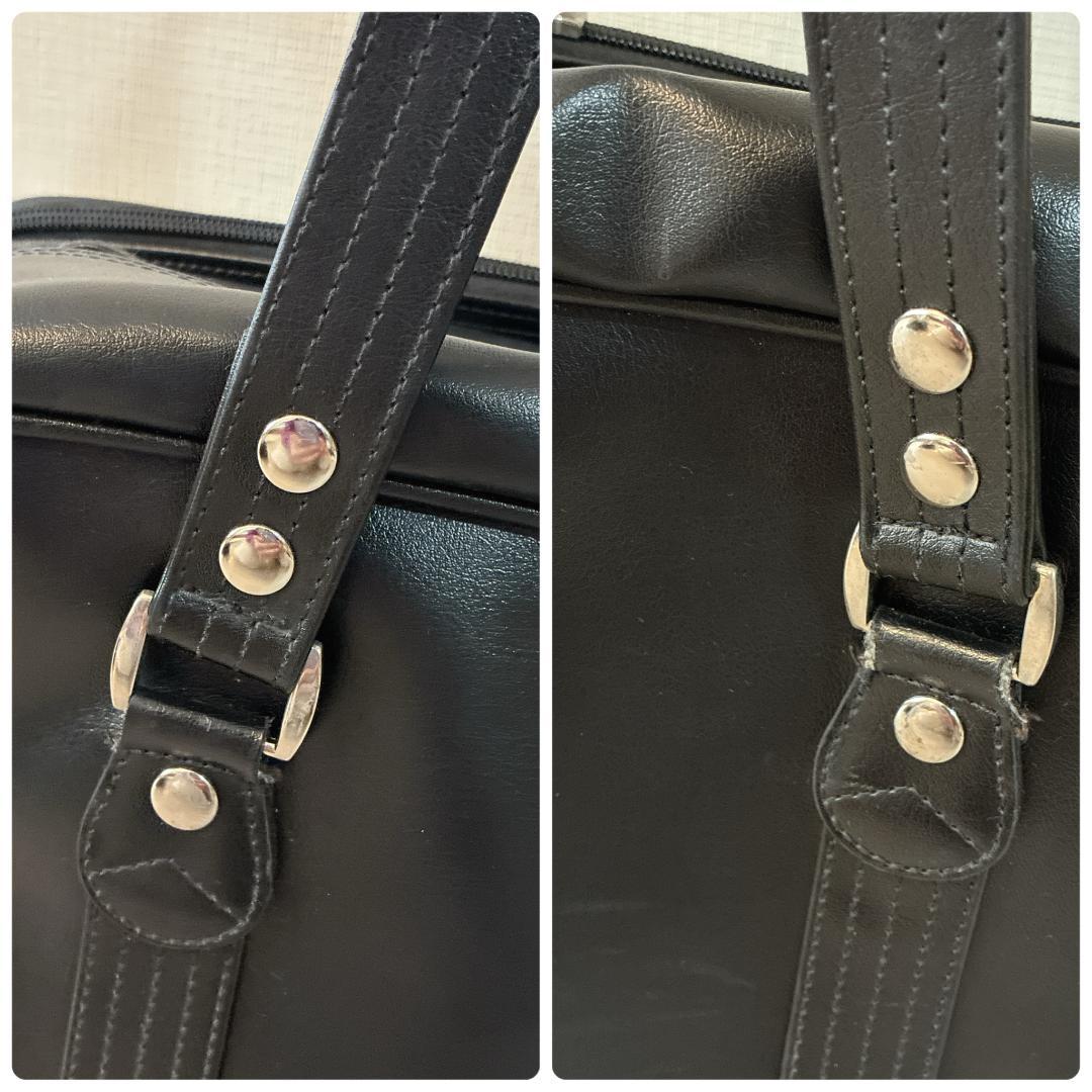 良品 イーストボーイ♡スクールバッグ 女神 ピンク 黒 刺繍 スクバ