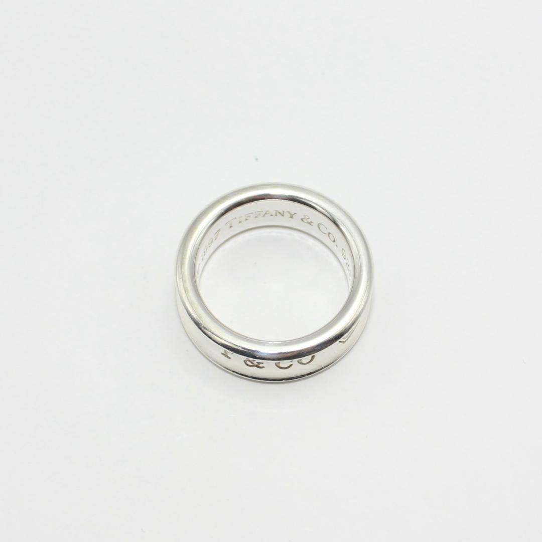 美品 Tiffany&Co. アクセサリー ナロー シルバー リング 指輪11号