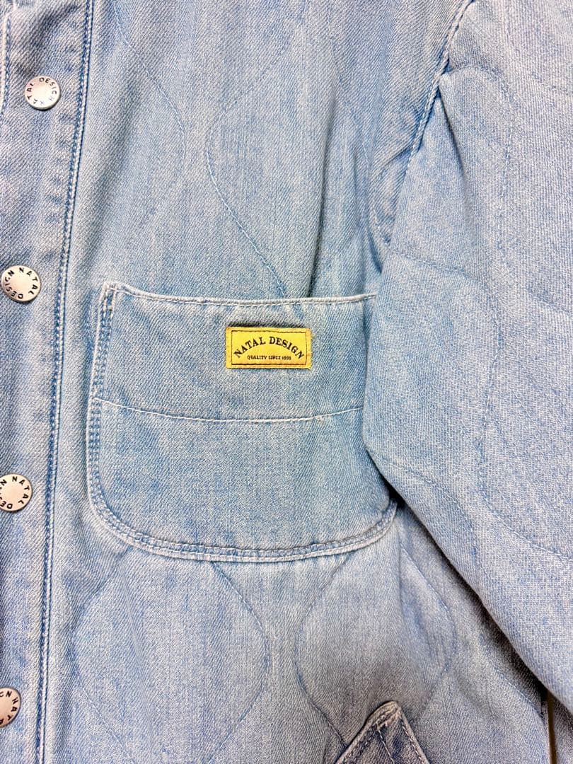 NATAL DESIGN ネイタルデザイン キルテッドシャツ M