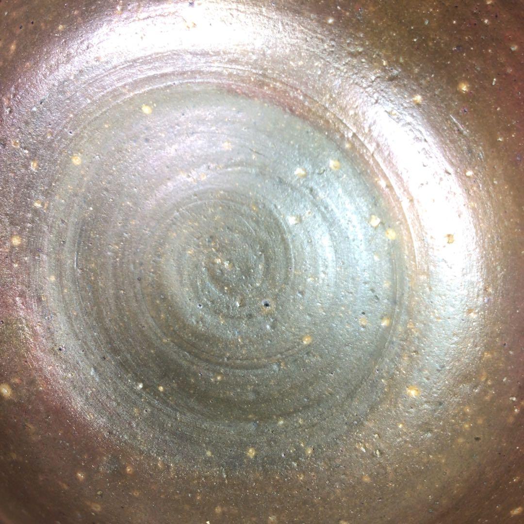 Ｒ１６８　茶碗　『備前焼』『山本陶秀造』『鵬雲斎　箱書』　抹茶碗　共箱　茶道具