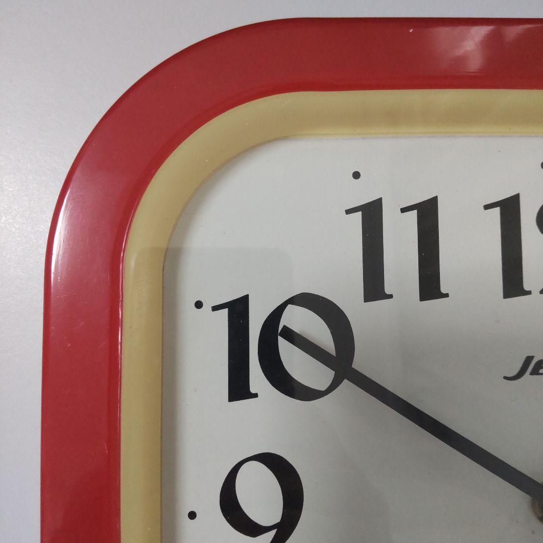 【動作品】Jeco 壁掛け時計 昭和レトロ ミッドセンチュリー アンティーク