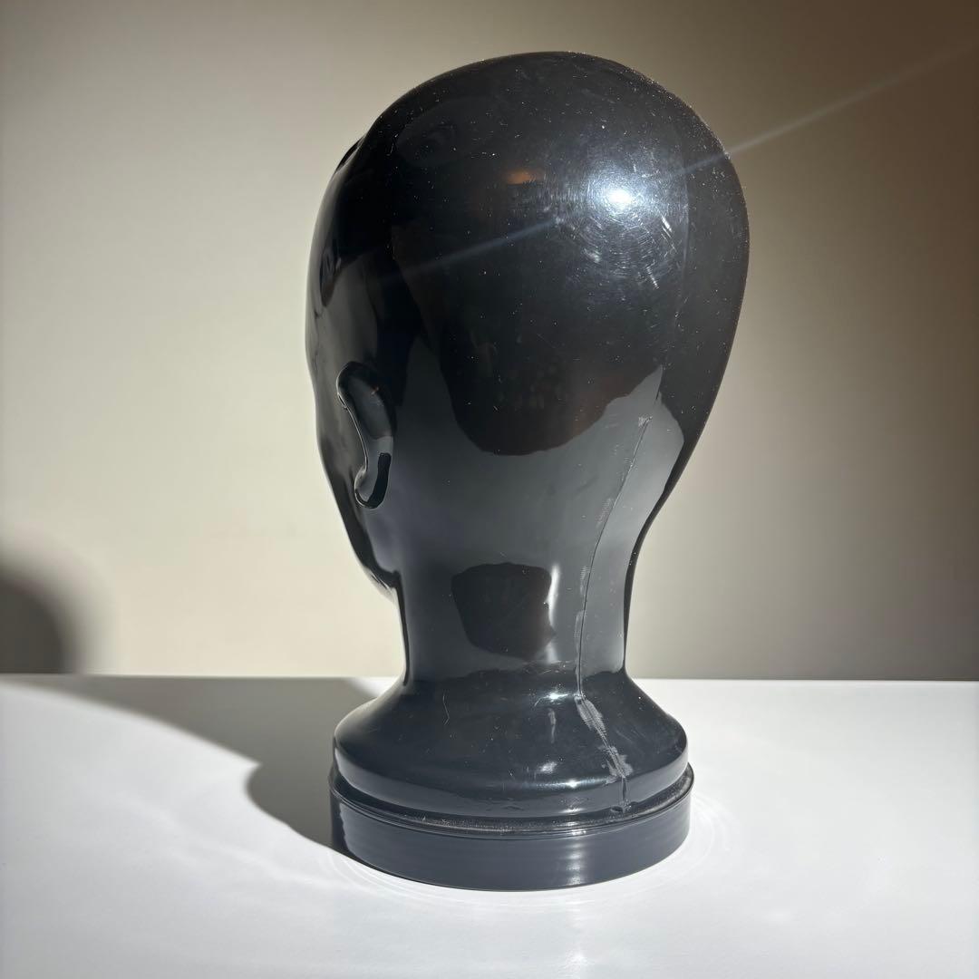 黒の頭部のマネキン型貯金箱 ポストモダン スペースエイジ ヴィンテージ