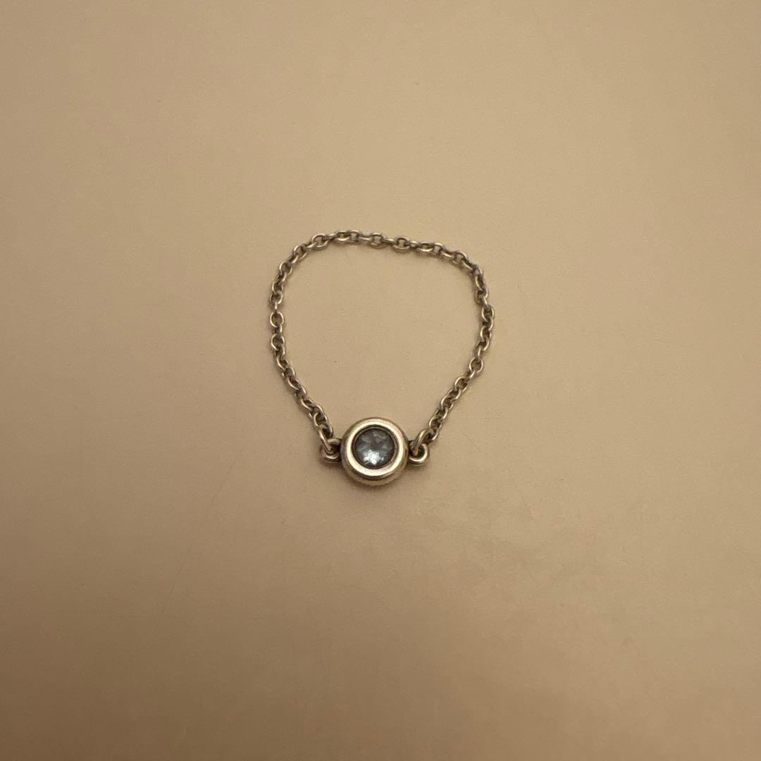 Tiffany & Co. ティファニー バイザヤード リング アクアマリン