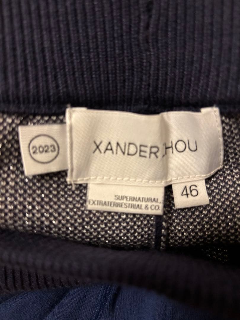 【即購入可】XANDER ZHOU ラメニットパンツ 23ss