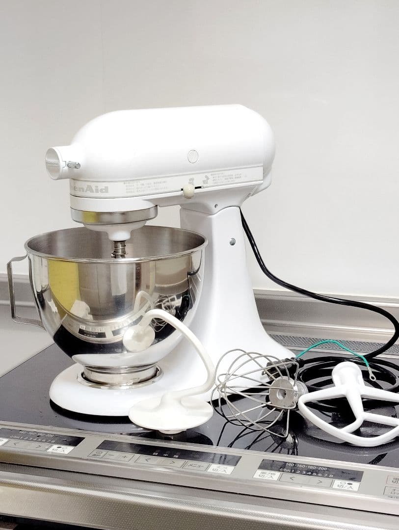 KitchenAid スタンドミキサー ホワイト　パンミキサー
