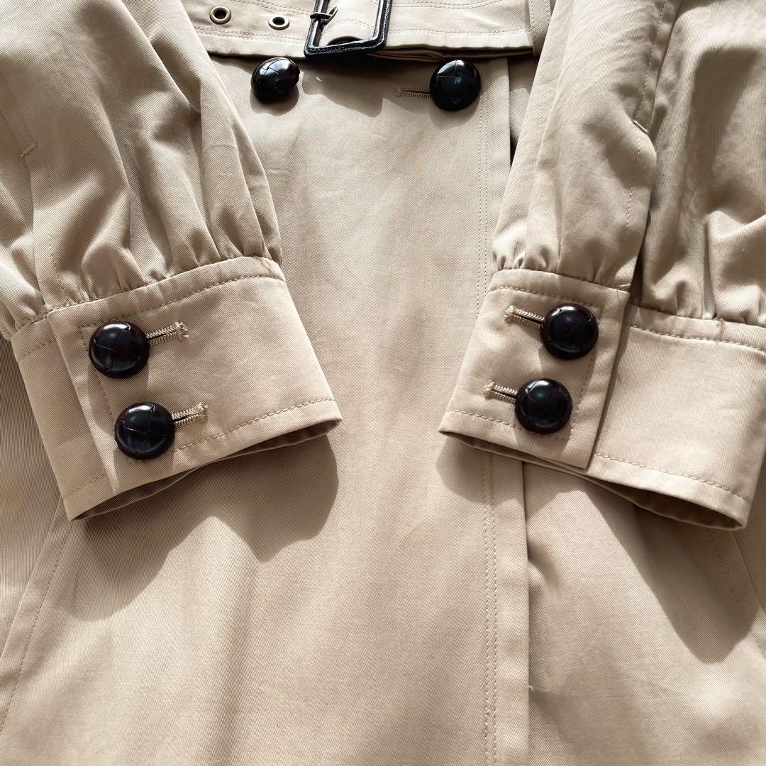 バーバリーブルーレーベル　ライナー付ダブルトレンチコート 2way 千鳥格子