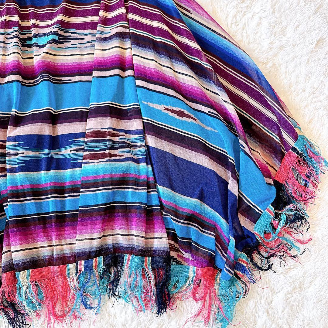 JeanPeaul GAULTIER パワーネット スカート フリンジ サラペ