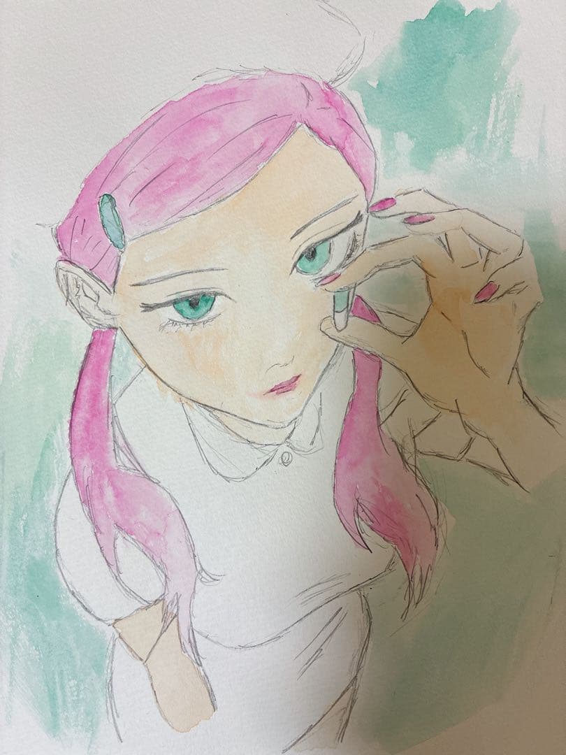 私が書いた水彩画♥