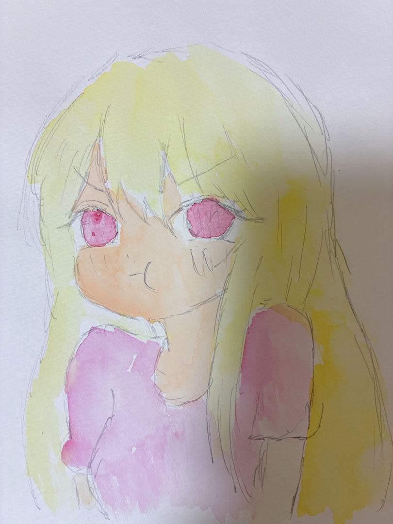 私が書いた水彩画♥