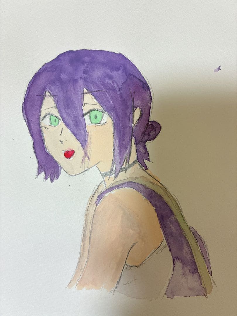 私が書いた水彩画♥