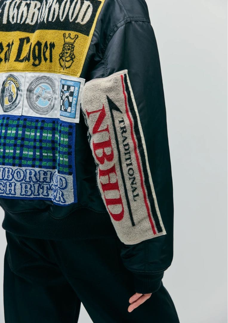 新品 NEIGHBORHOOD MA-1 FLIGHT JACKET MOD L