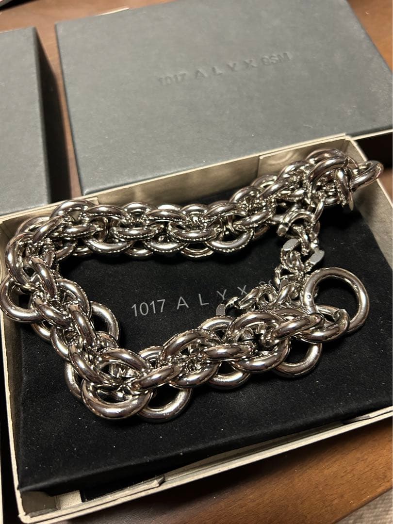 21SS 1017 ALYX 9SM シルバーチェーンブレスレット