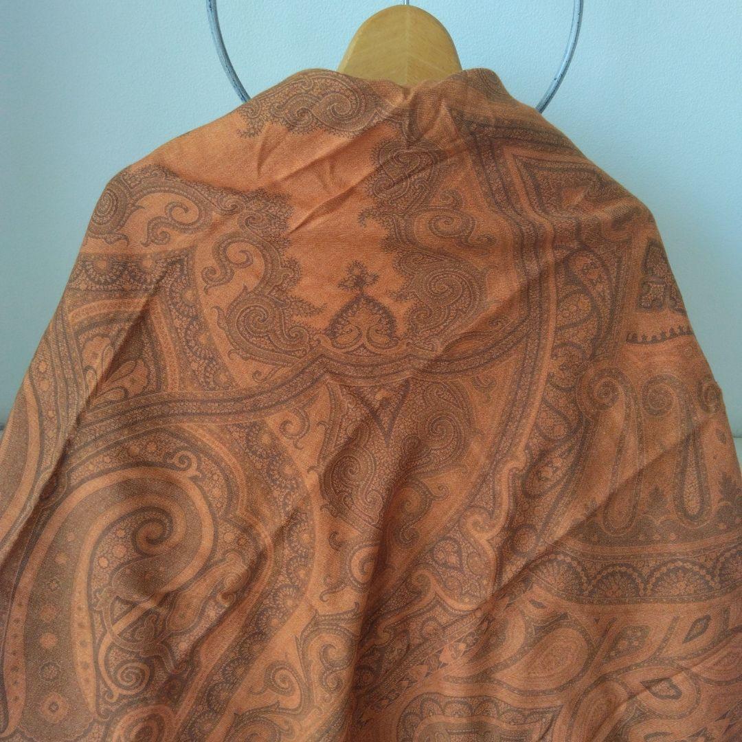専用「美品」ETRO エトロ　大判　ストール　ショール　　正方形　ウール/シルク