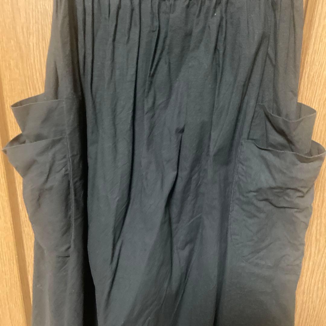 homspun バルキーシーチング ダブルポケットギャザースカート　M