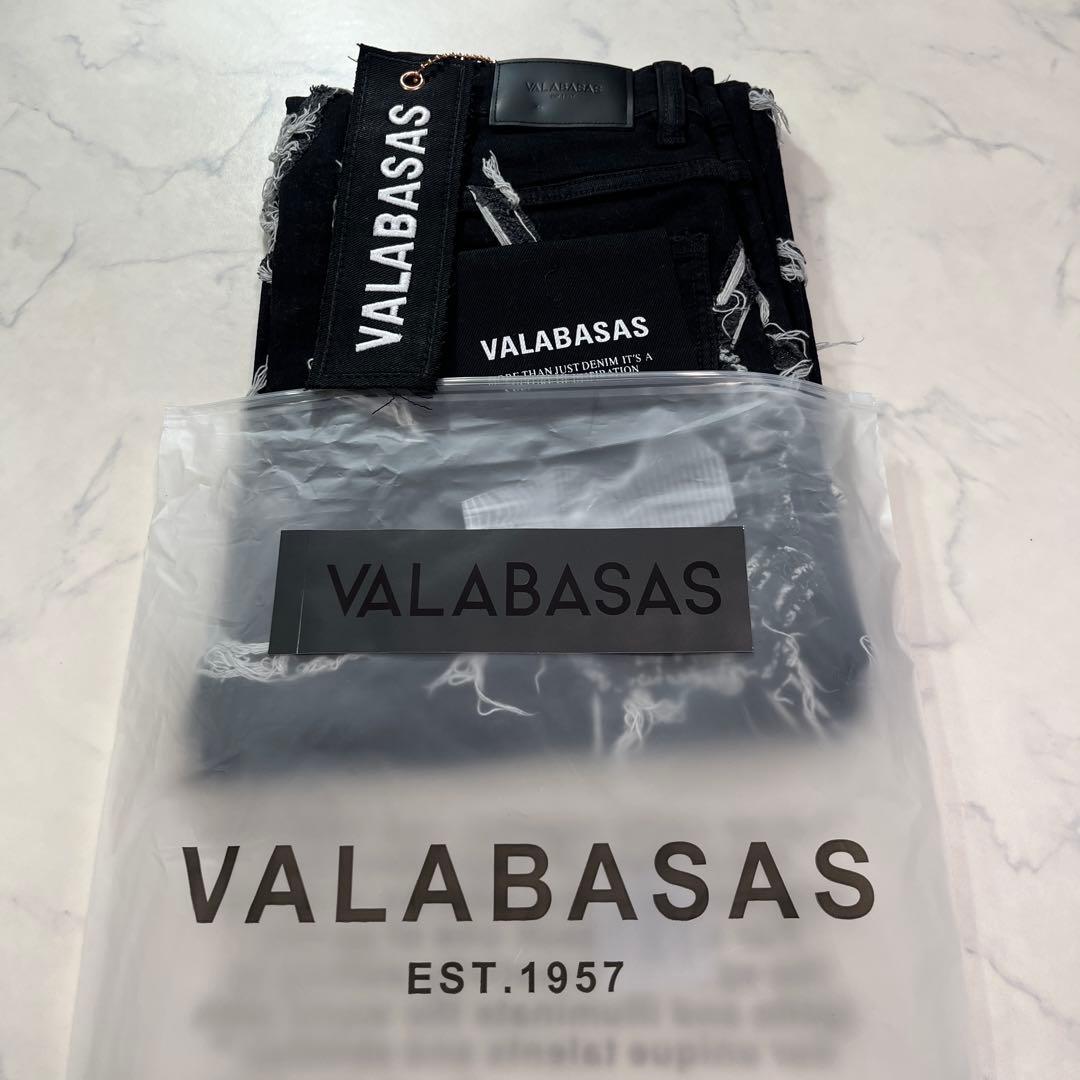 Valabasas バラバサス 新品未使用 スパイダーブラックデニム 30