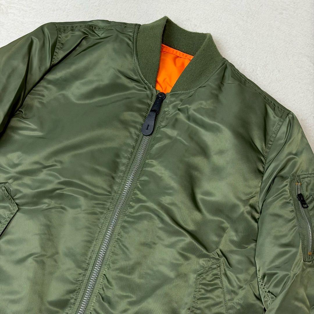 Lサイズ ALPHA INDUSTRIES MA-1 リバーシブル ブルゾン
