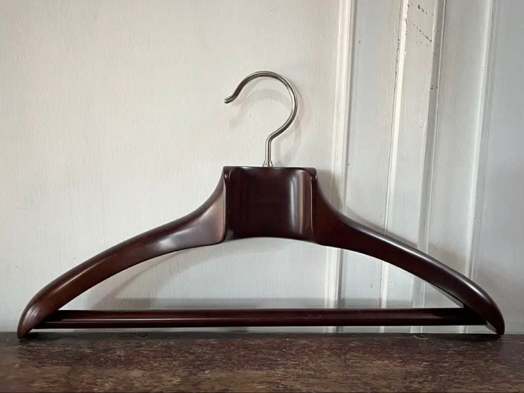 日本製 NAKATA HANGER ナカタハンガー メンズサイズ ダークブラウン