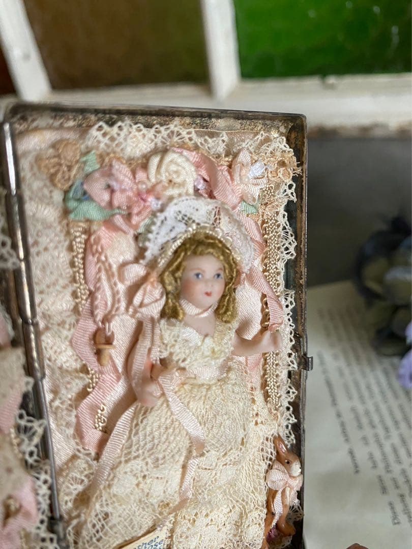 希少 ミニョネット ビスクドール ドールハウス インテリア アンティーク 作家