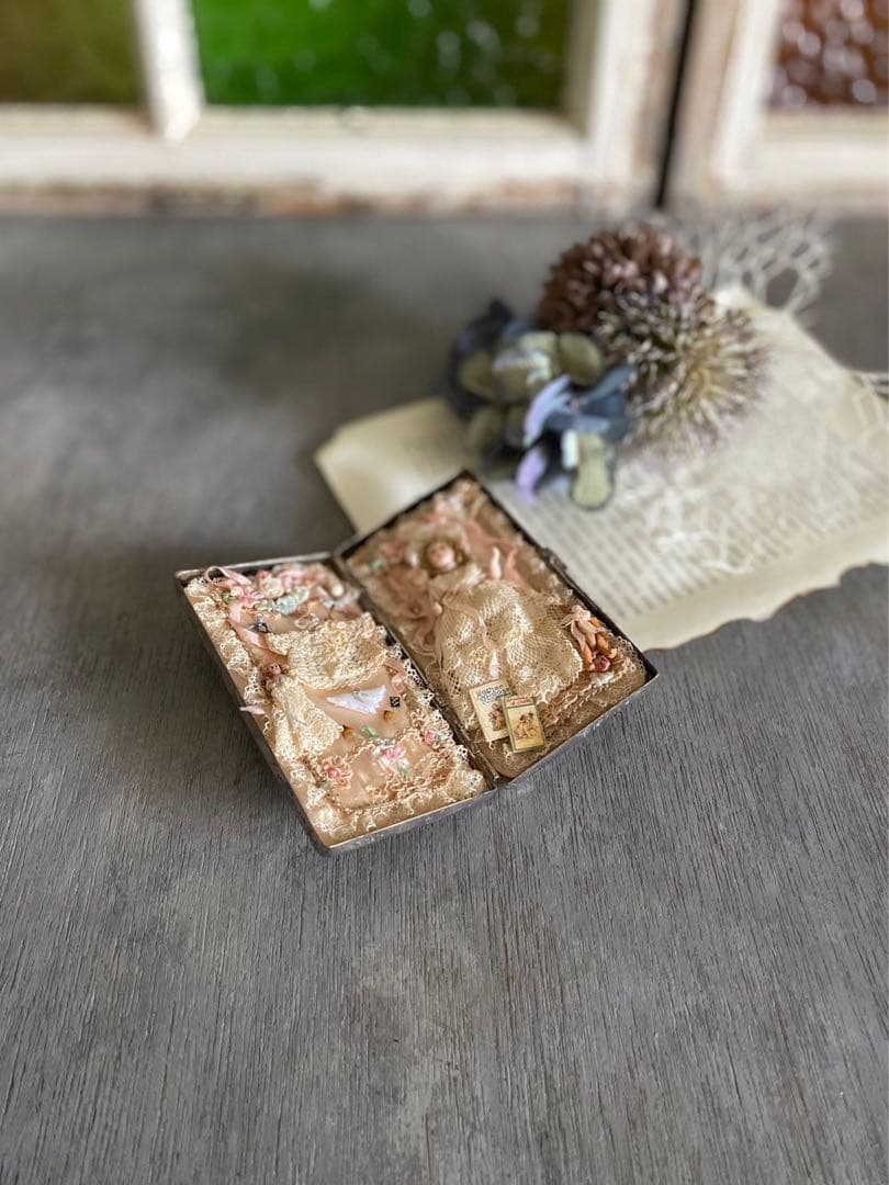 希少 ミニョネット ビスクドール ドールハウス インテリア アンティーク 作家