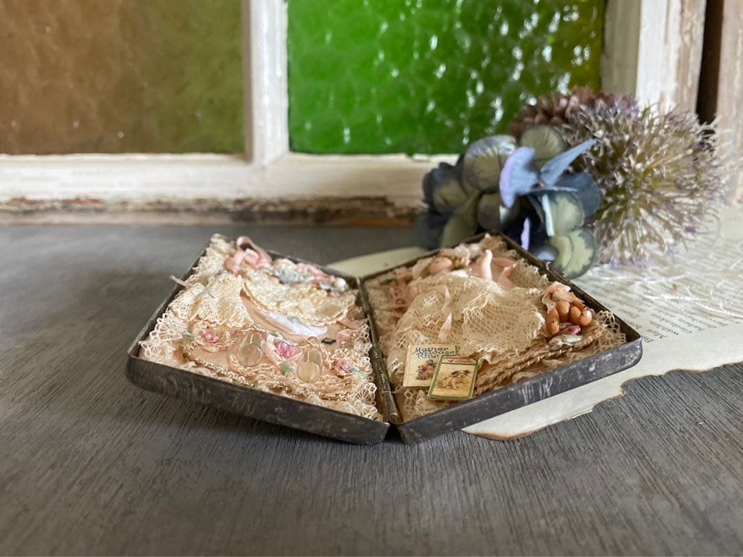 希少 ミニョネット ビスクドール ドールハウス インテリア アンティーク 作家