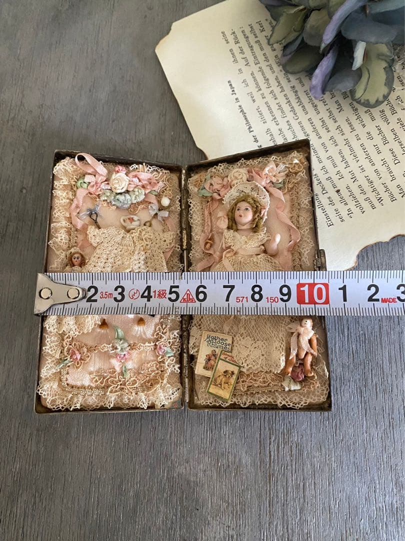 希少 ミニョネット ビスクドール ドールハウス インテリア アンティーク 作家