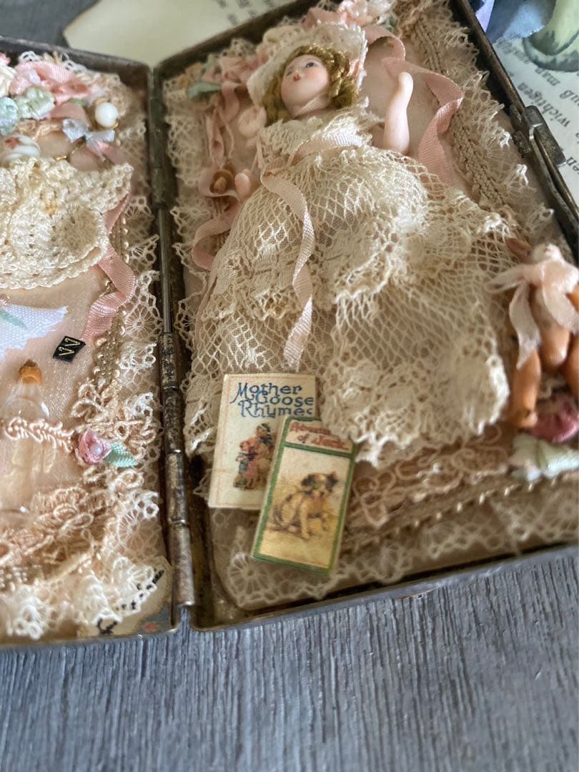 希少 ミニョネット ビスクドール ドールハウス インテリア アンティーク 作家