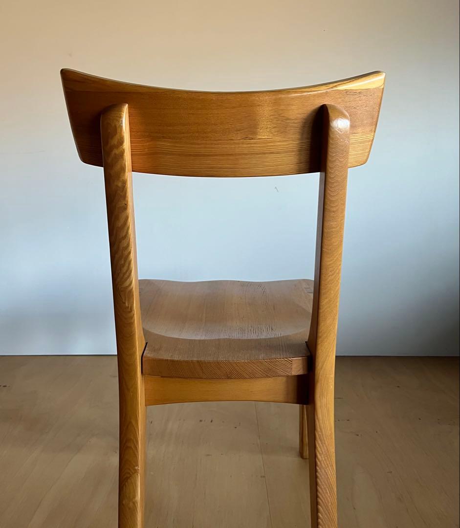 無垢材の椅子 タモ無垢材