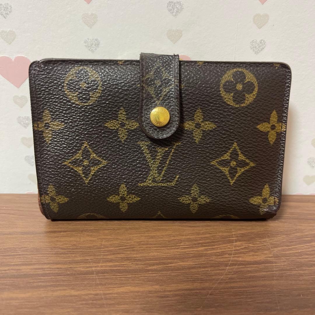 ルイヴィトン モノグラム がま口 二つ折り財布　【超美品】