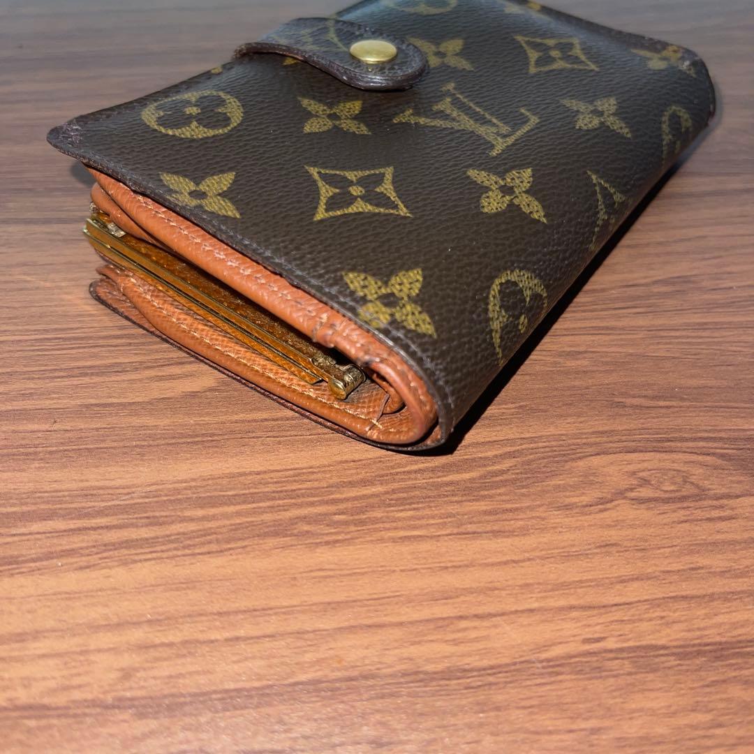ルイヴィトン モノグラム がま口 二つ折り財布　【超美品】