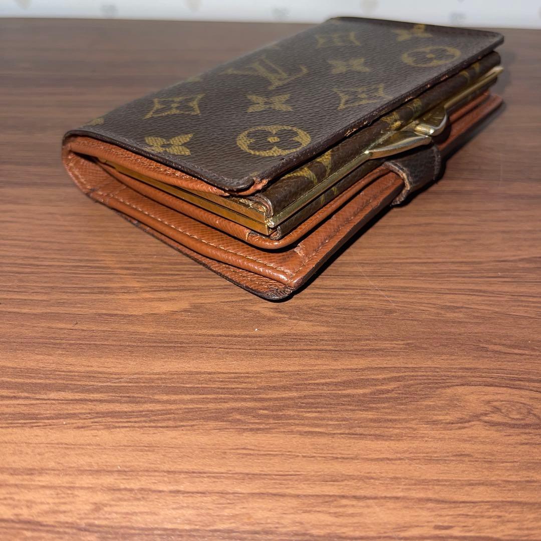 ルイヴィトン モノグラム がま口 二つ折り財布　【超美品】