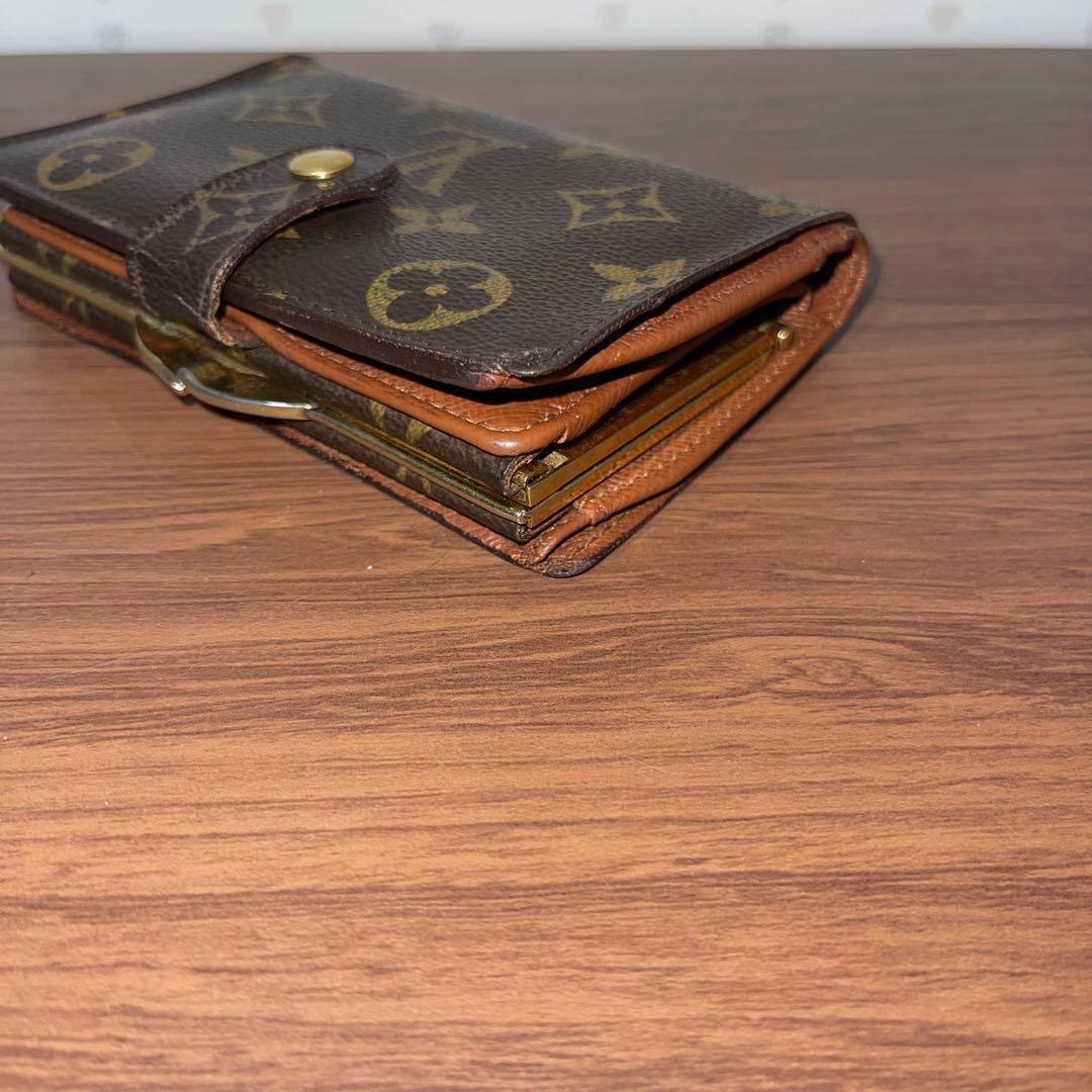 ルイヴィトン モノグラム がま口 二つ折り財布　【超美品】