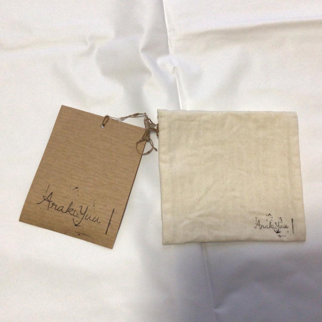 希少品 ほぼ未使用 アラキユウ シルクスカーフ 黒