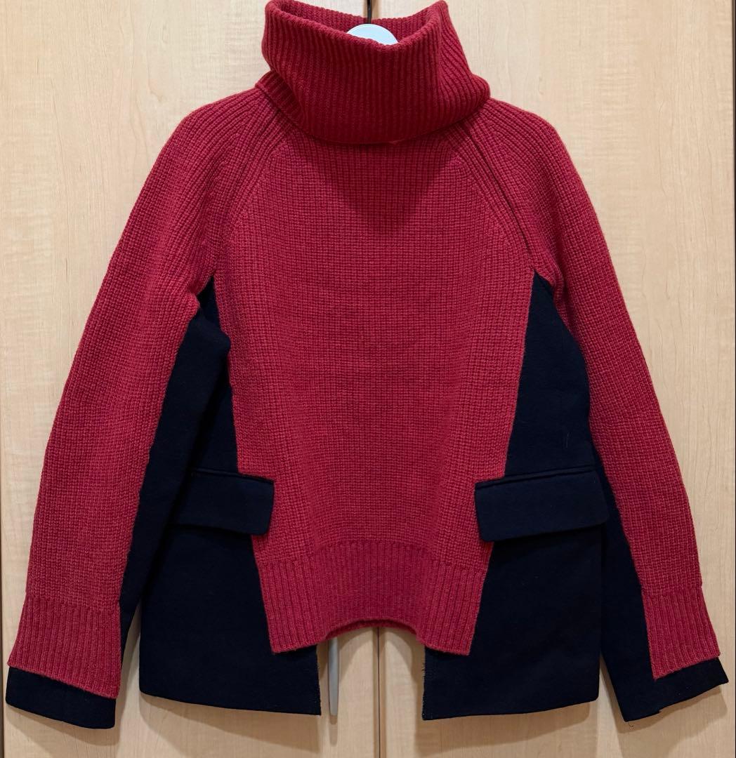 河北 麻友子【未使用に近い美品】★sacai サカイ★ウール ネックウォーマー付