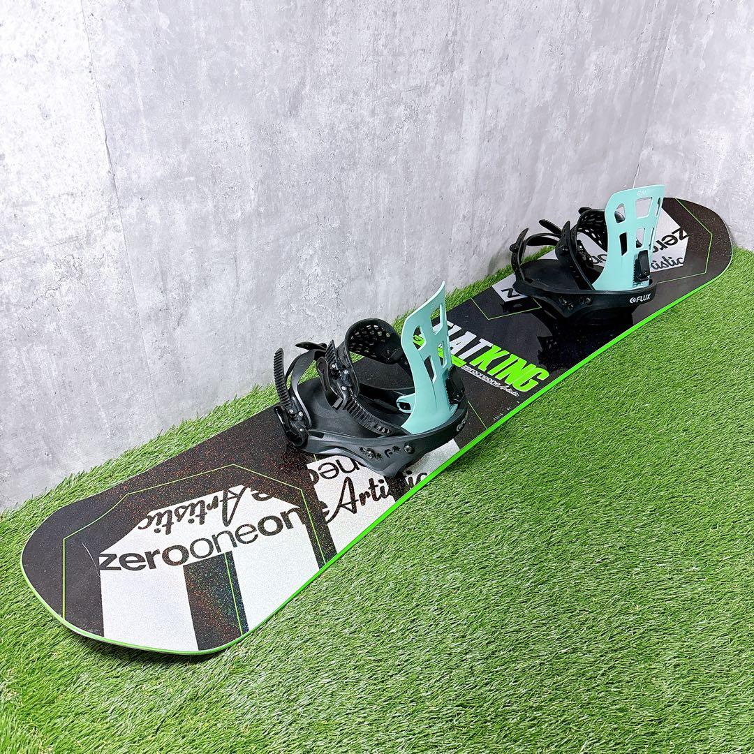 011Artistic フラットキング スノーボードセット FLUX バイン